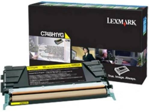 Lexmark Toner C748 Origineel Geel 10000 bladzijden C748H3YG