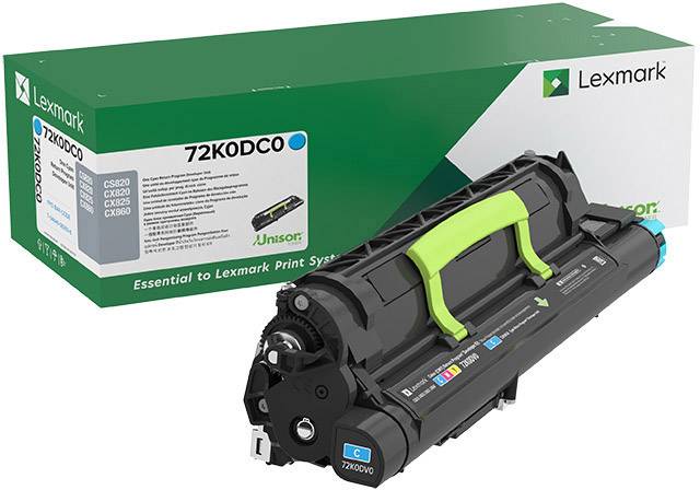 Lexmark Toner CS820, CS827, CX820, CX825, CX827, CX860, XC6152 Origineel Cyaan 300000 bladzijden 72K0DC0