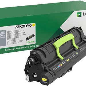 Lexmark Toner CS820, CS827, CX820, CX825, CX827, CX860, XC6152 Origineel Geel 300000 bladzijden 72K0DY0