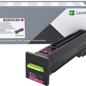 Lexmark Toner CX825 82K0X30 Origineel Magenta 22000 bladzijden
