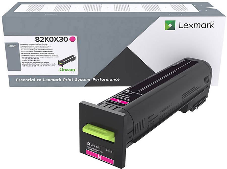 Lexmark Toner CX825 82K0X30 Origineel Magenta 22000 bladzijden