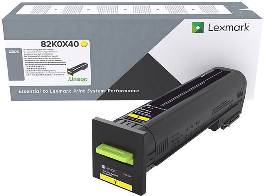 Lexmark Toner CX825 Origineel Geel 22000 bladzijden 82K0X40
