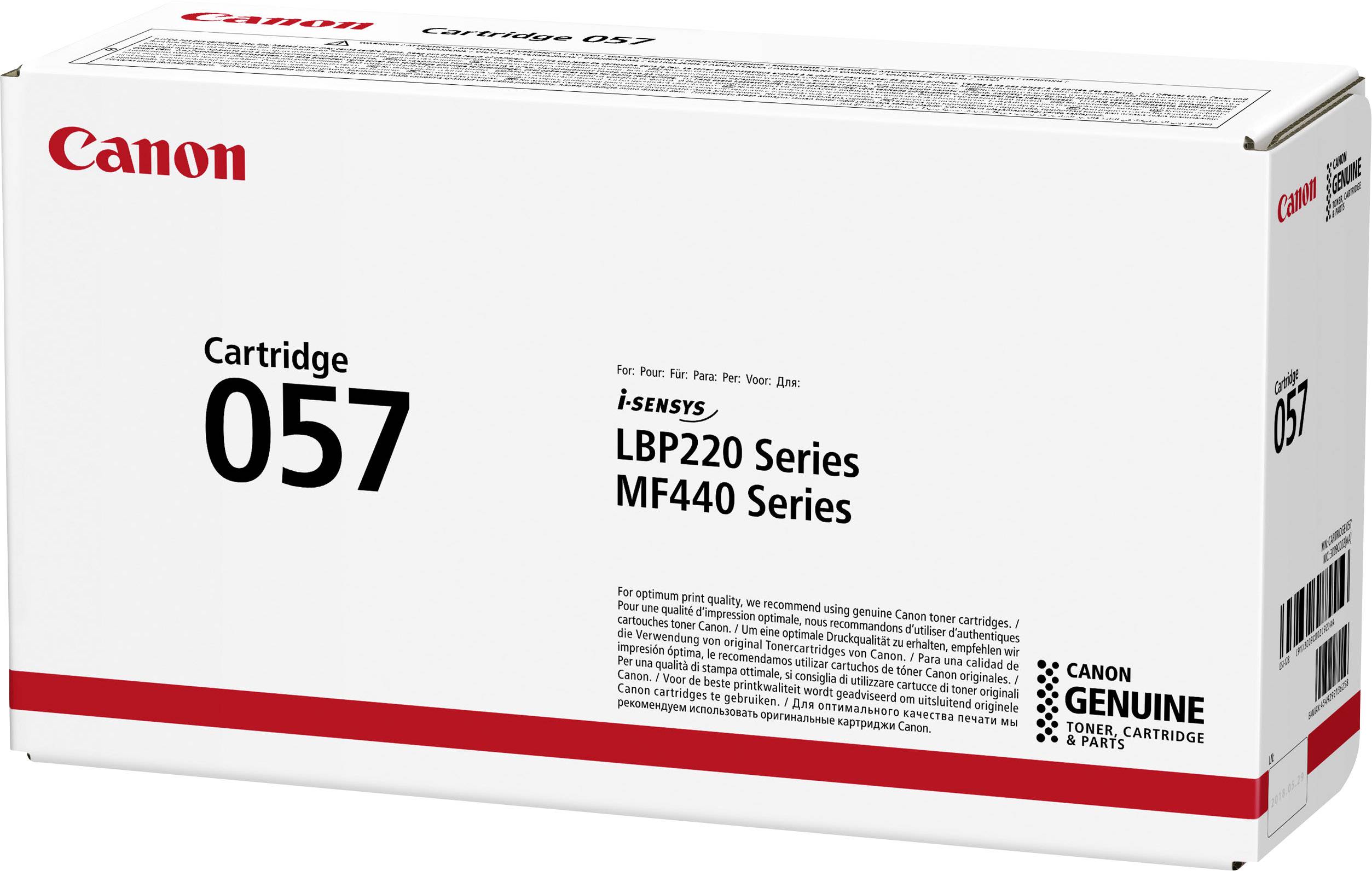 Canon Toner 057 Origineel Zwart 3100 bladzijden 3009 C 002
