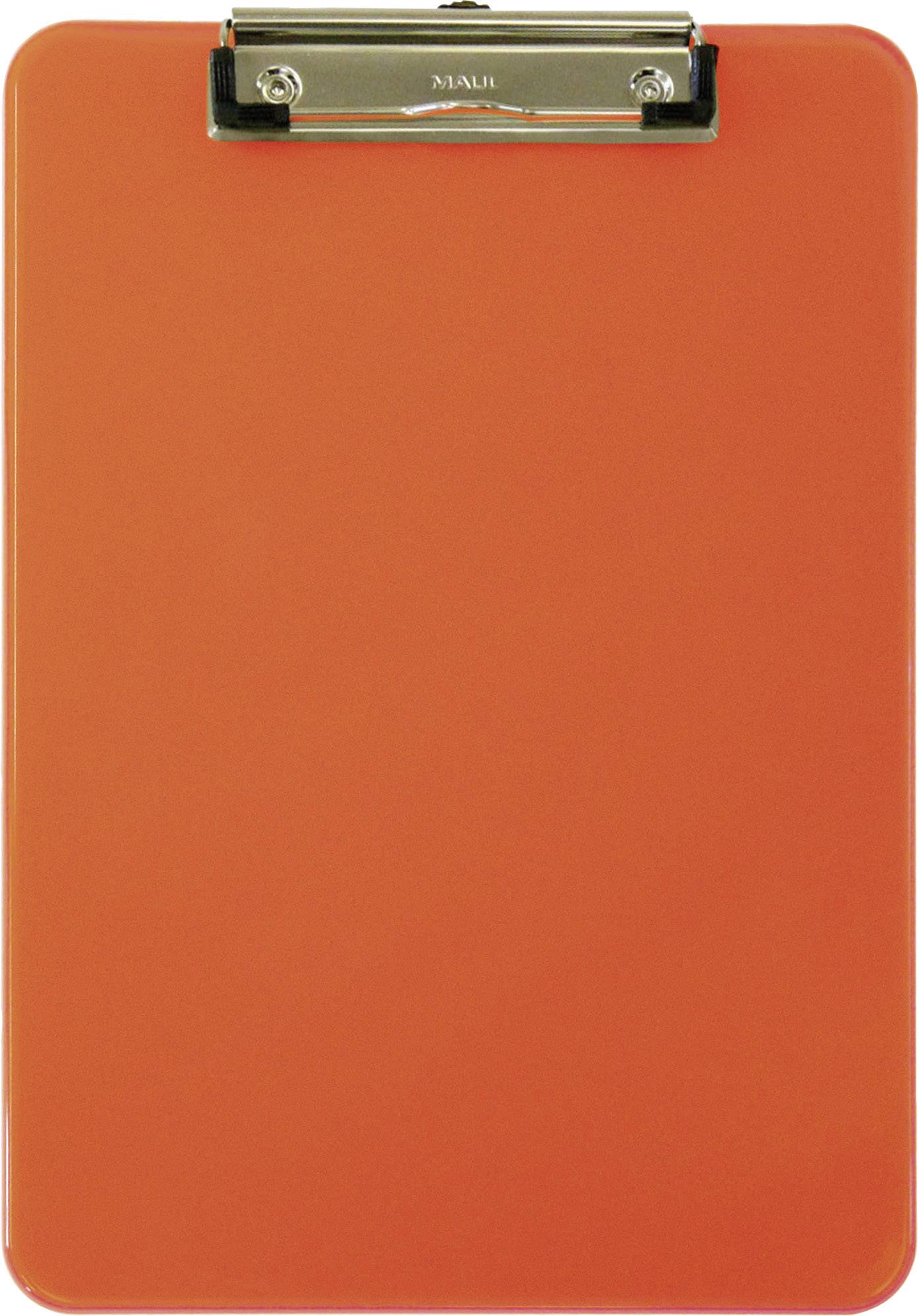 Maul Klembord 2340641 Oranje (transparant) (b x h x d) 22.6 x 31.8 x 1.5 cm