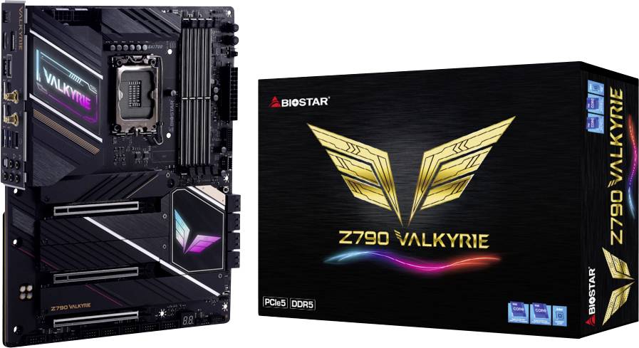 BioStar Z790 Valkyrie (1700) Moederbord Socket Intel LGA 1700 Vormfactor ATX Moederbord chipset Intel® Z790