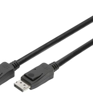 Digitus AK-340106-050-S DisplayPort-kabel DisplayPort Aansluitkabel DisplayPort-stekker, DisplayPort-stekker 5.00 m Zwar