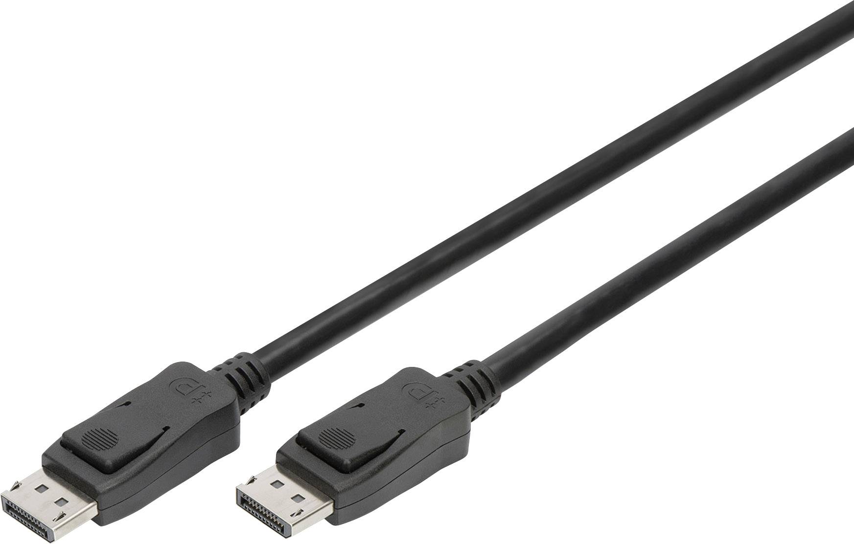 Digitus AK-340106-050-S DisplayPort-kabel DisplayPort Aansluitkabel DisplayPort-stekker, DisplayPort-stekker 5.00 m Zwar
