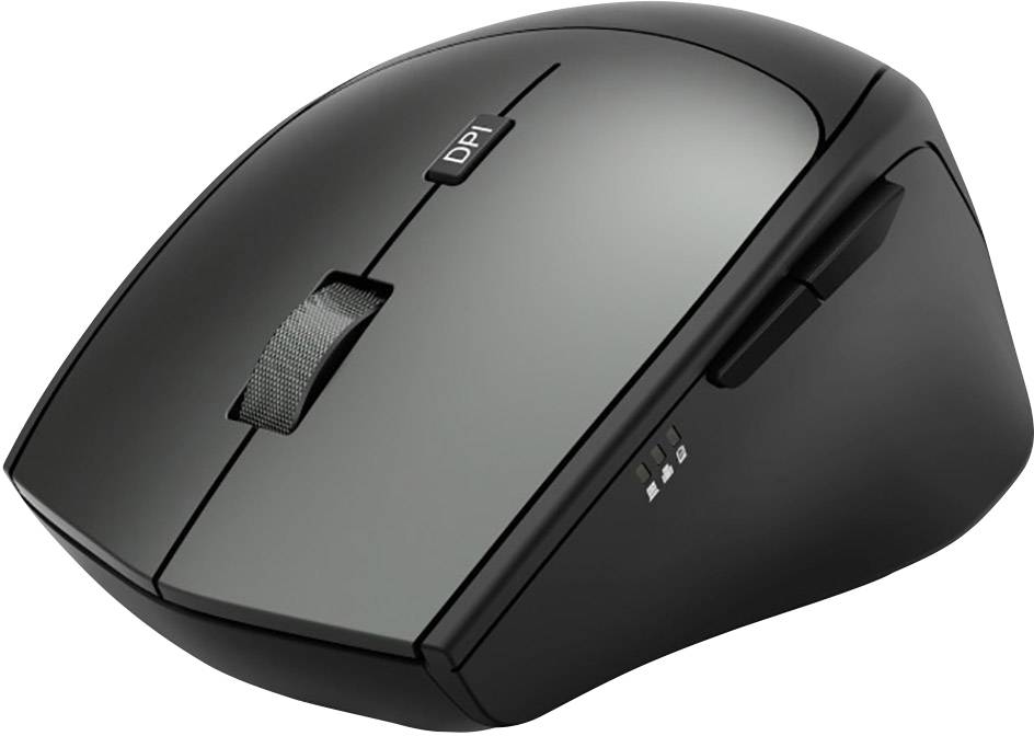 Hama Ergonomische muis Radiografisch Optisch Zwart 6 Toetsen 2400 dpi Ergonomisch