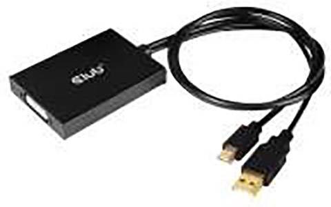 club3D CAC-1130 DisplayPort-kabel Mini-displayport / DVI Adapterkabel Mini DisplayPort-stekker, DVI-D 24+1-polige bus 0.