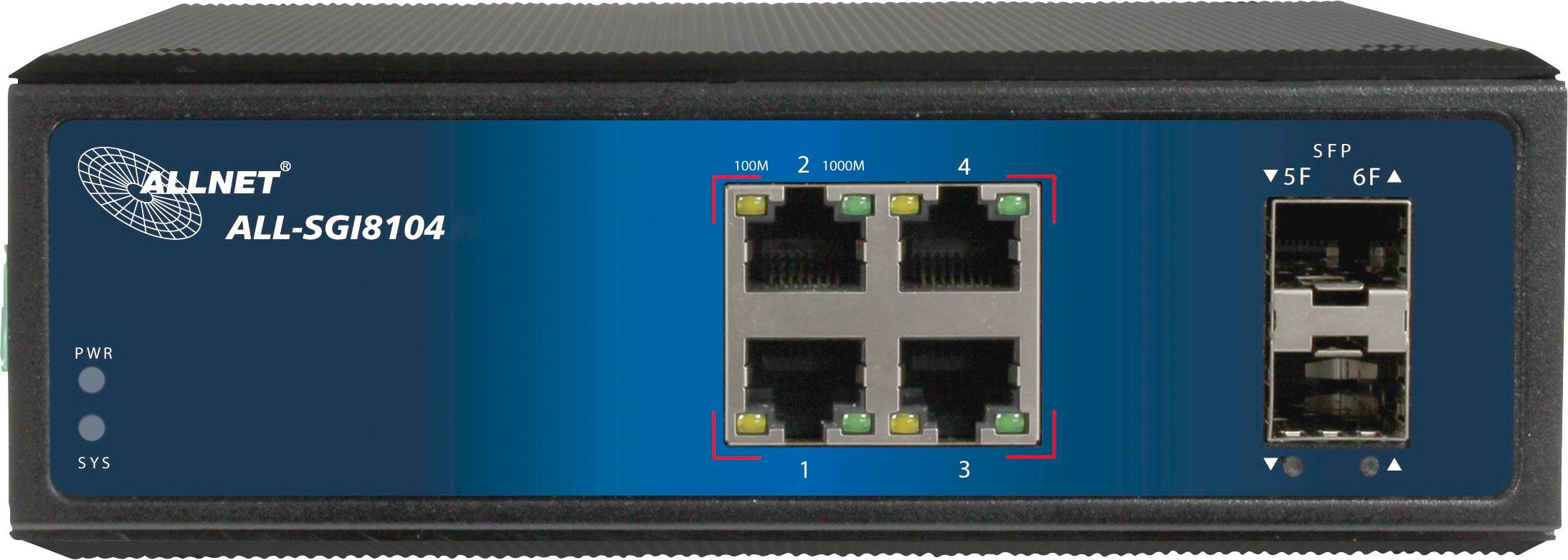 Allnet ALL-SGI8104 Netwerk switch 4 poorten