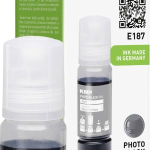 KMP Navulinkt vervangt Epson 106, T00R1 Compatibel Foto zwart 70 ml E187 1644,0040 KMP Navulinkt vervangt Epson 106, T00R1 Compatibel Foto zwart 70 ml E187 1644,0040