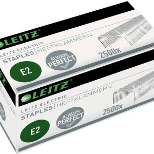 Leitz 5569-00-00 Type nietje: E2 Nietjes 2500 stuk(s) Nietcapaciteit: 20 vel (80 g/m²)