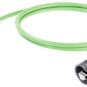 Weidmüller 1106010000 RJ45 Netwerkkabel, patchkabel CAT 5e SF/UTP 1.00 m Groen Vlambestendig, Oliebestendig, UV-bestendi