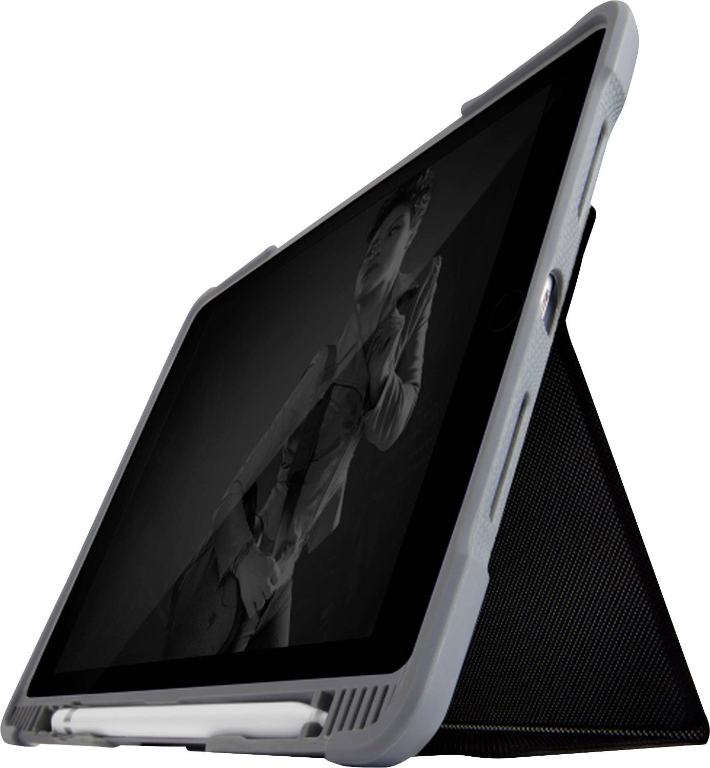 STM Goods Dux Plus DUO Book cover Zwart (transparant) Tabletcover
