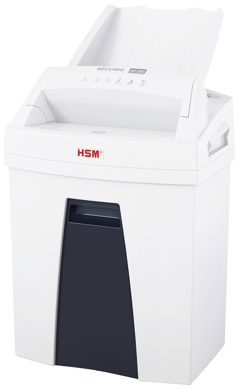 HSM Securio AF100 Papierversnipperaar 7 vellen Cross cut 4 x 25 mm P-4 25 l Ook geschikt voor Paperclips, Nietjes, Credi