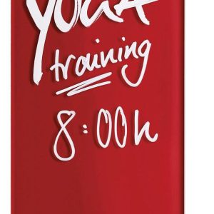 magnetoplan 13400006 Glazen magneetbord (b x h) 100 mm x 600 mm Rood magnetoplan 13400006 Glazen magneetbord (b x h) 100 mm x 600 mm Rood