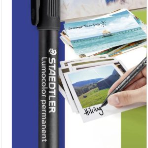 Staedtler Lumocolor 313-9 BK-1 Permanent marker Zwart Watervast: Ja Staedtler Lumocolor 313-9 BK-1 Permanent marker Zwart Watervast: Ja