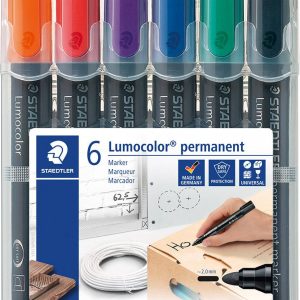 Staedtler Lumocolor 352 WP6 Permanent marker Willekeurige kleur (geen keuze mogelijk) Watervast: Ja Staedtler Lumocolor 352 WP6 Permanent marker Willekeurige kleur (geen keuze mogelijk) Watervast: Ja