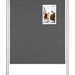 magnetoplan Presentatiewand SET 1 (b x h) 1345 mm x 1800 mm Vilt Grijs Tweezijdig te gebruiken, Prikbord 1101001 magnetoplan Presentatiewand SET 1 (b x h) 1345 mm x 1800 mm Vilt Grijs Tweezijdig te gebruiken, Prikbord 1101001