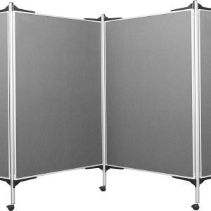 magnetoplan Presentatiewand mobil SET 2 (b x h) 1200 mm x 1500 mm Vilt Grijs Tweezijdig te gebruiken, Inklapbaar, Prikbo magnetoplan Presentatiewand mobil SET 2 (b x h) 1200 mm x 1500 mm Vilt Grijs Tweezijdig te gebruiken, Inklapbaar, Prikbo