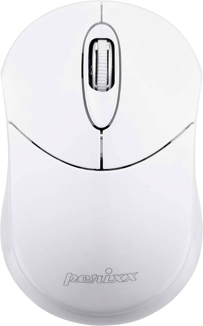 Perixx PERIMICE-802 W Muis Bluetooth Optisch Wit 3 Toetsen 1000 dpi
