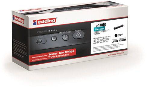 Edding Tonercassette vervangt Brother TN-1050 Compatibel Zwart 1000 bladzijden EDD-1060