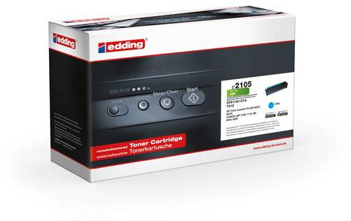 Edding Toner vervangt HP 131A (CF211A) Compatibel Cyaan 1800 bladzijden EDD-2105 18-2105