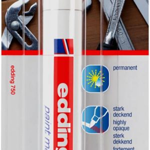 Edding Lackmarker 4-750-1-3049 Lakmarker Wit 2 mm, 4 mm Edding Lackmarker 4-750-1-3049 Lakmarker Wit 2 mm, 4 mm