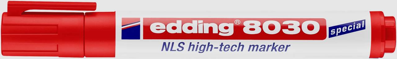 Edding 8030 NLS-marker High-Tech Rood 1.5 mm, 3 mm