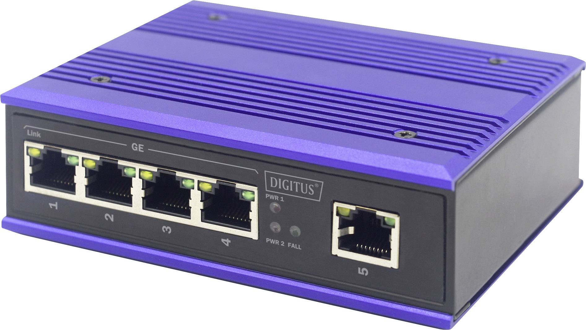 Digitus DN-650106 DN-650106 Industrial Ethernet Switch 8 poorten 10 / 100 MBit/s