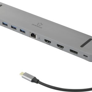 Renkforce RF-DKS-620 USB-C dockingstation Geschikt voor merk (dockingstation): Universeel, Apple MacBook Incl. laadfunct Renkforce RF-DKS-620 USB-C dockingstation Geschikt voor merk (dockingstation): Universeel, Apple MacBook Incl. laadfunct