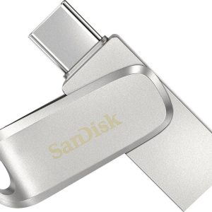 SanDisk Ultra Dual Luxe USB-stick smartphone/tablet Zilver 128 GB USB-C 3.1 Gen 1 SanDisk Ultra Dual Luxe USB-stick smartphone/tablet Zilver 128 GB USB-C 3.1 Gen 1