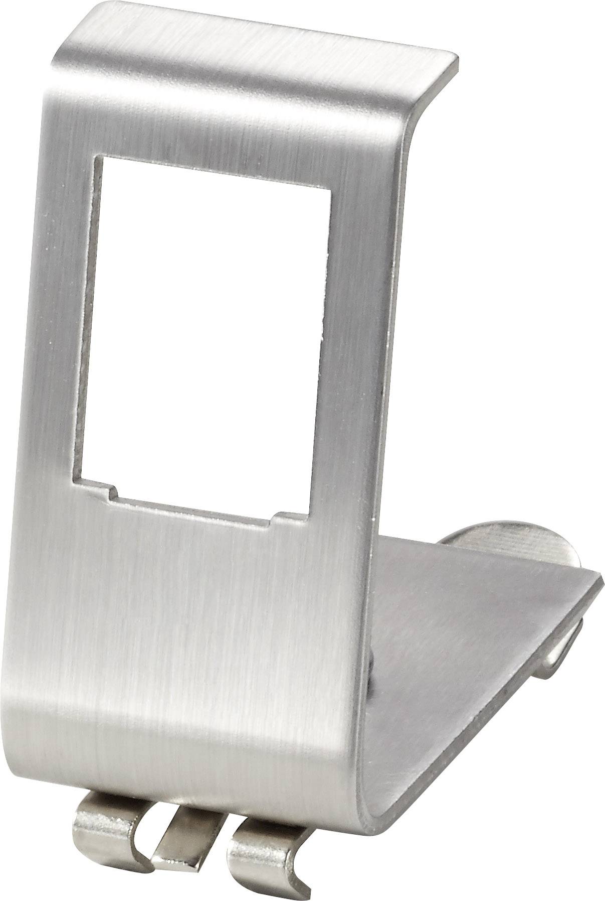 Renkforce DIN-rail adapter Enkelvoudig Wit, RVS