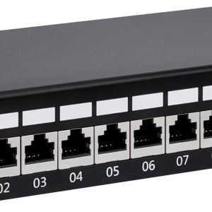 Intellinet 720915 12 poorten Patchpaneel CAT 6A Zwart Ingericht Intellinet 720915 12 poorten Patchpaneel CAT 6A Zwart Ingericht