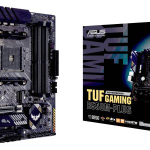 Asus TUF GAMING B550M-PLUS Moederbord Socket AMD AM4 Vormfactor Micro-ATX Moederbord chipset AMD® B550