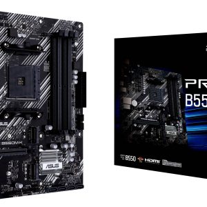 Asus PRIME B550M-K Moederbord Socket AMD AM4 Vormfactor Micro-ATX Moederbord chipset AMD® B550