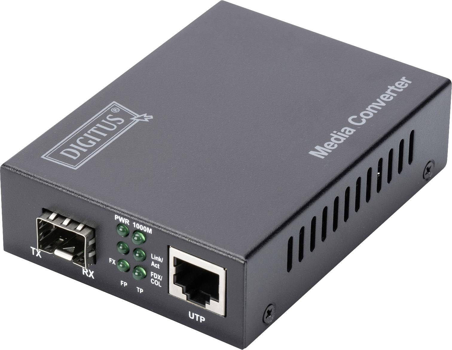 Digitus DN-82211 1 SFP, GBIC, LAN, LAN 10/100/1000 MBit/s, SFP Mediaconverter 1 / 10 GBit/s