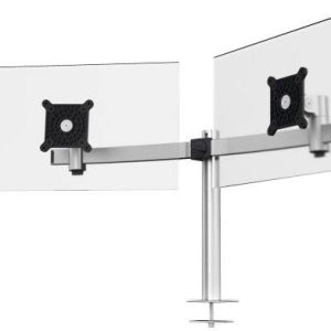 Durable 508623 Monitor-tafelbeugel Aantal monteerbare displays: 2 Display(s) 53,3 cm (21″) – 68,6 cm (27″) Zilver Draaib Durable 508623 Monitor-tafelbeugel Aantal monteerbare displays: 2 Display(s) 53,3 cm (21″) – 68,6 cm (27″) Zilver Draaib