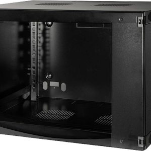 LogiLink W06F64B 19inch-wandkast (b x h x d) 540 x 330 x 450 mm 6 HE Zwart-grijs (RAL 7021)