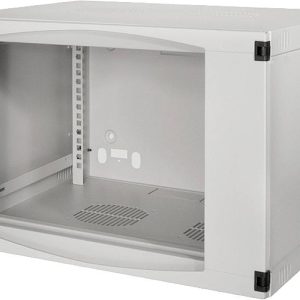 LogiLink W06F64G 19inch-wandkast (b x h x d) 540 x 330 x 450 mm 6 HE Grijs (RAL 7035)