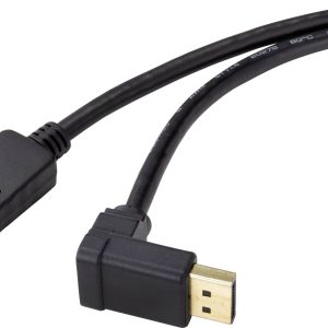 Renkforce SP-9163724 DisplayPort-kabel DisplayPort Aansluitkabel DisplayPort-stekker, DisplayPort-stekker 0.50 m Zwart V