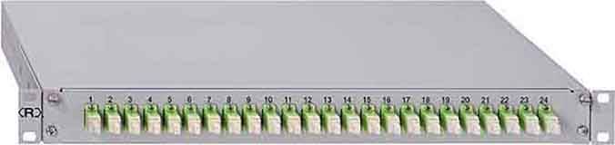Rutenbeck 12xLC-D OM4 vio Glasvezel-splitterbox LC Ingericht 1 HE