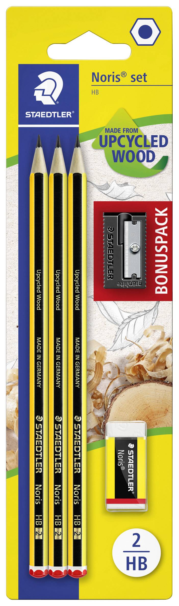 Staedtler Noris HB 120 SBK3P1 Potloodset Hardheid: HB 1 set(s)