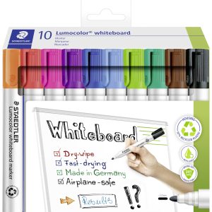 Staedtler Lumocolor 351 C10 Whiteboardmarker Willekeurige kleur (geen keuze mogelijk) 10 stuk(s) Staedtler Lumocolor 351 C10 Whiteboardmarker Willekeurige kleur (geen keuze mogelijk) 10 stuk(s)