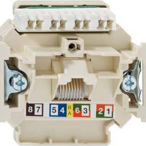 Rutenbeck UAEClassEAiso8UUp0mK Netwerkdoos Inbouw (in muur) Inzet CAT 6 Rutenbeck UAEClassEAiso8UUp0mK Netwerkdoos Inbouw (in muur) Inzet CAT 6