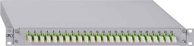 Rutenbeck 12xSC-D OS2 blau Glasvezel-splitterbox SC Ingericht 1 HE
