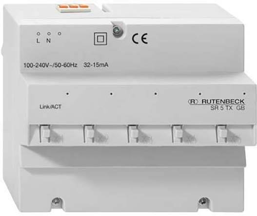 Rutenbeck 23510504 SR 10TX GB PoE Netwerk switch