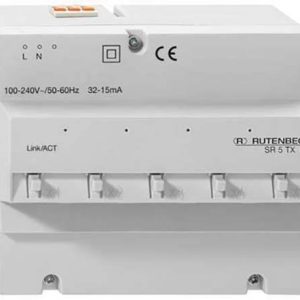 Rutenbeck 28010501 SR 1TX/4POF Netwerk switch Rutenbeck 28010501 SR 1TX/4POF Netwerk switch