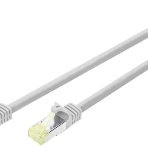 Digitus DK-1644-A-070CL RJ45 Netwerkkabel, patchkabel CAT 6A S/FTP 7.00 m Grijs Vlambestendig, Halogeenvrij, Flexibel, F Digitus DK-1644-A-070CL RJ45 Netwerkkabel, patchkabel CAT 6A S/FTP 7.00 m Grijs Vlambestendig, Halogeenvrij, Flexibel, F