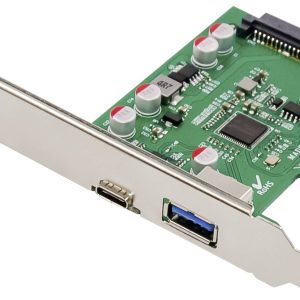 Digitus DS-30225 2 poorten USB 3.1 Gen 2-controllerkaart USB-A, USB-C PCIe